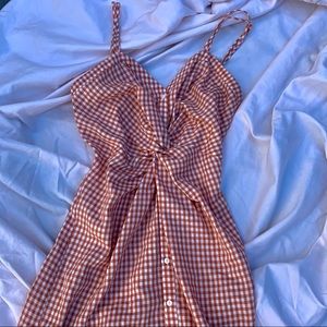 Zara gingham picnic dress